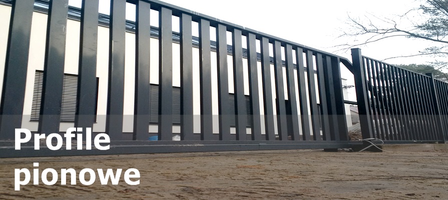 profile pionowe duze bramy ogrodzenia warszawa, bramy wjazdowe